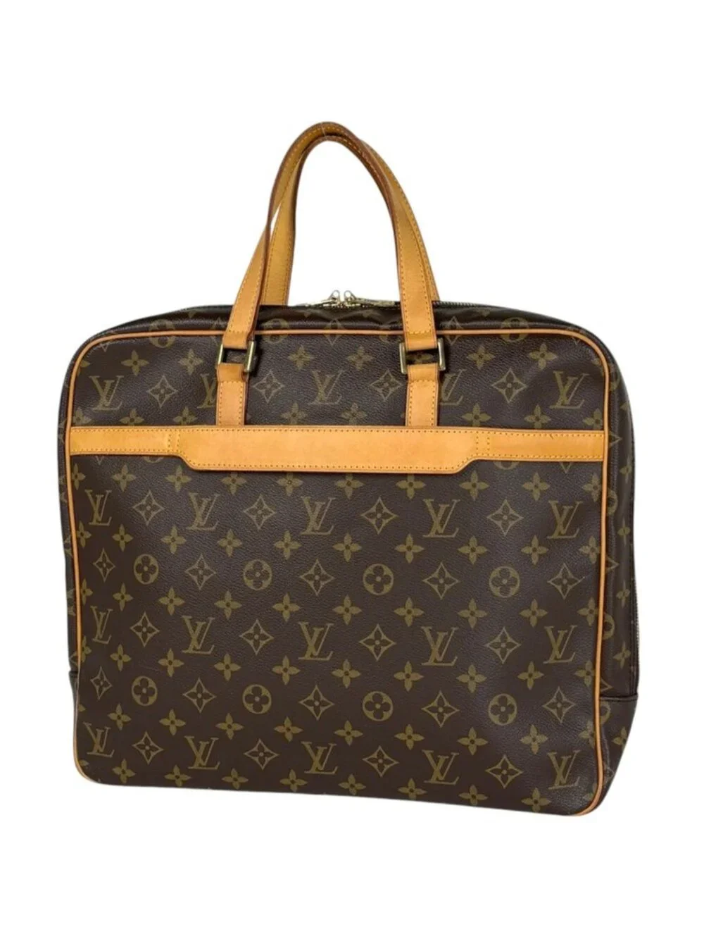 Louis Vuitton Porte Document Pegase Business Handbag Briefcase Monogram Brown